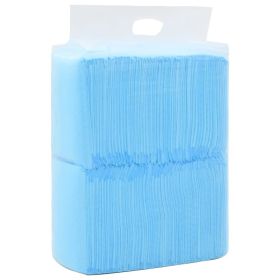 Pet Training Pad Set of 100 Blue and white