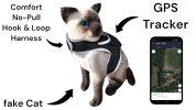 Waterproof Pet Tracker Mini Portable GSM Pet Locator Best GPS Dog Tracker Size:M