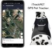 Small Realtime GPS Pet Tracker Waterproof Dog Collar Tracking Device Size:M