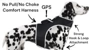 Rechargeable Collar Dog & Cat GPS Tracker Realtime Solution for Pet Surveillance Size:M