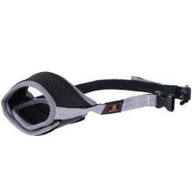Mouth Cover To Prevent Eating Indiscriminately Large Labrador Dog (Option: Grey-L)